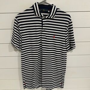 Navy/white Ralph Lauren pro fit polo, size M in excellent condition